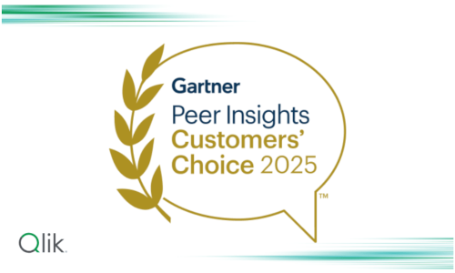 Qlik Gewinner beim Gartner Peer Insights Customers' Choice 2025