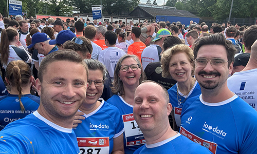 Team Datenhasen beim B2Run 2026 in Karlsruhe | iodata