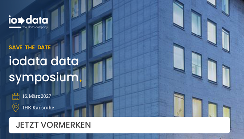 iodata data symposium am 16.03.2027 in Karlsruhe