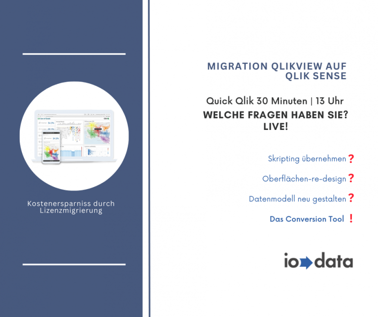 Quick Qlik Migration QlikView zu Qlik Sense