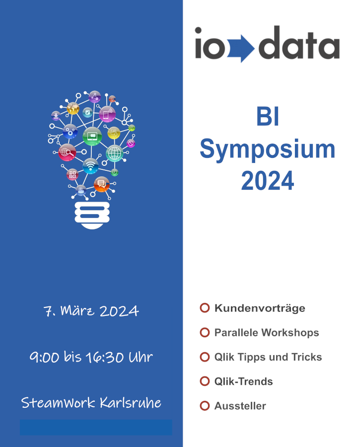 iodata BI-Symposium ein Business Intelligence und Daten Integration neuester Generation. Impulse sammeln, Informationen speichern, Mitmachen & Fragen stellen. Datenmanagement & Business Intelligence zum Anfassen. Das ist das iodata BI-Symposium in Karlsruhe.